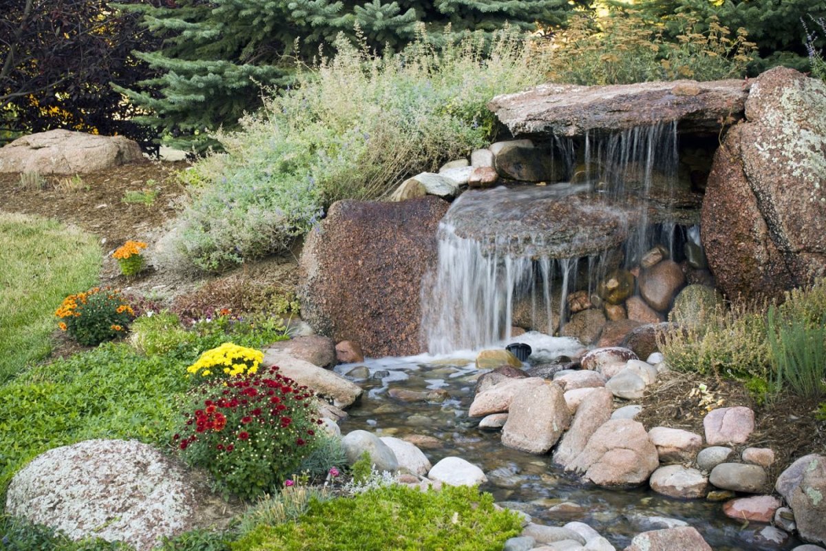 Альпийская горка Водный Каскад