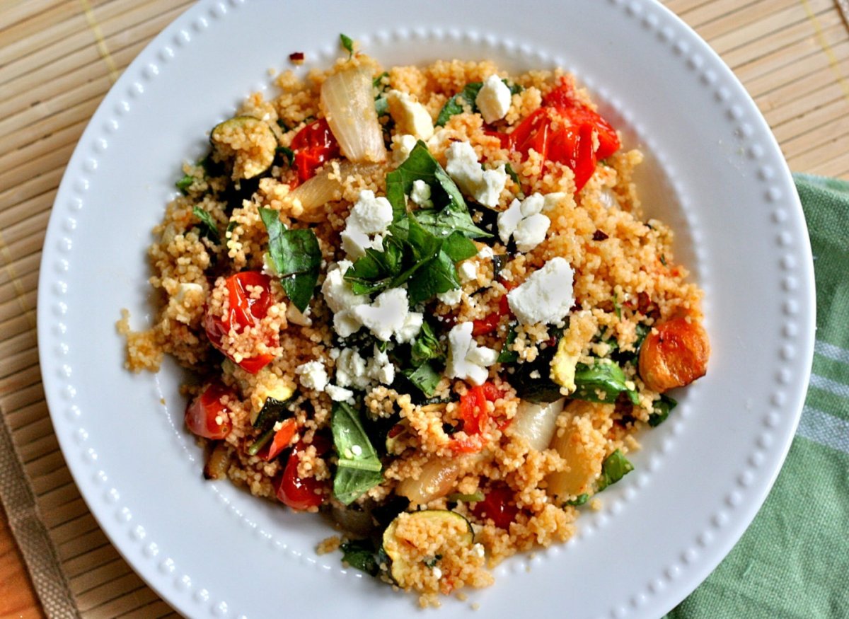 Крупа пшеничная кускус с овощами