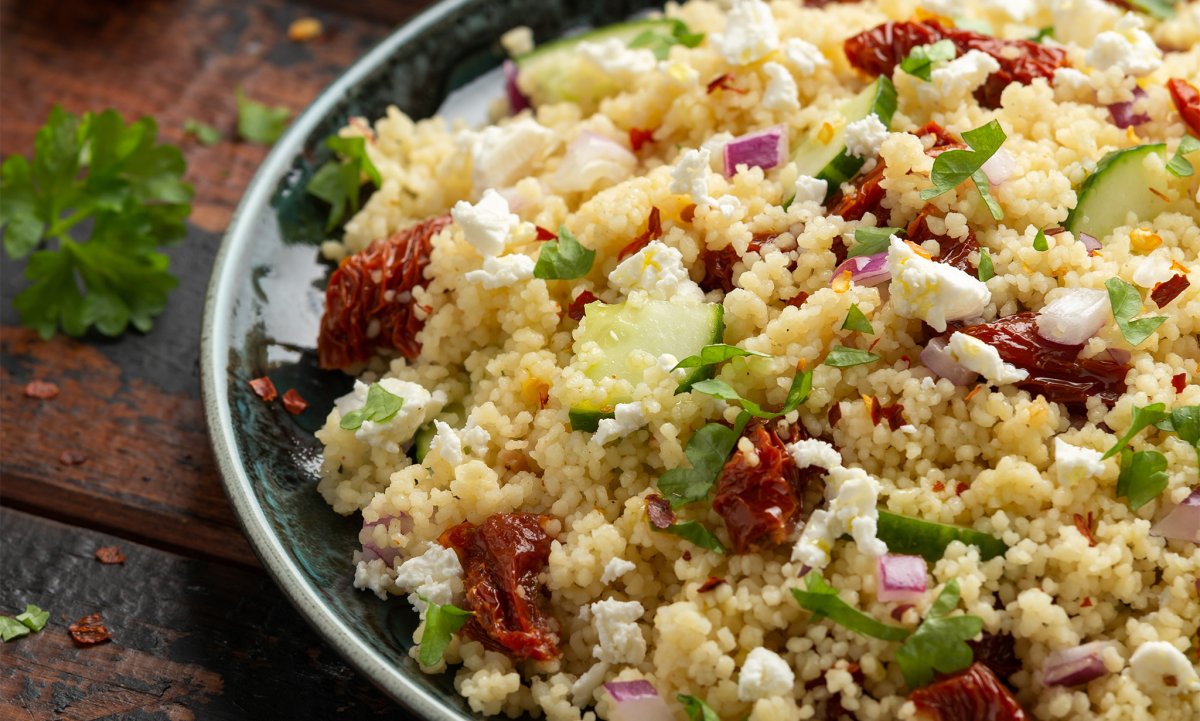 Кускус с фетой
