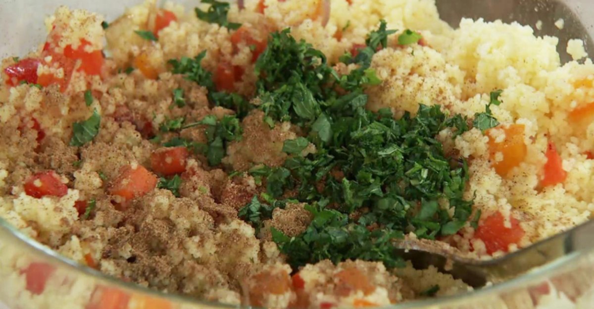 Кускус с цитрусами