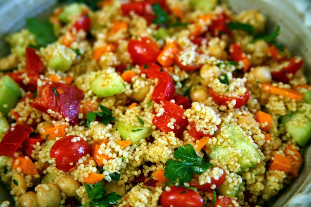 Марокканский салат с кускусом