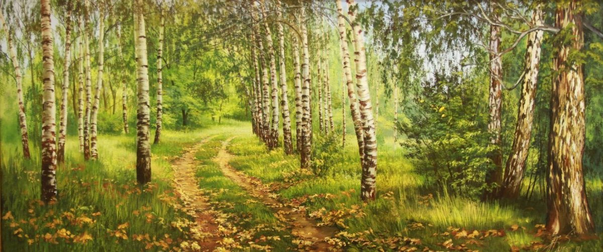 Художник Александр Былич лес