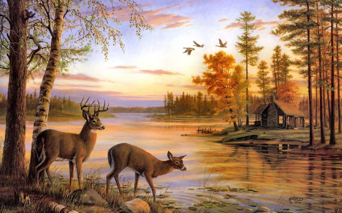 Живопись природа