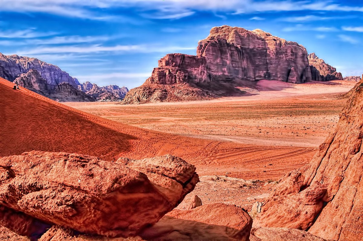 Пустыня Wadi rum