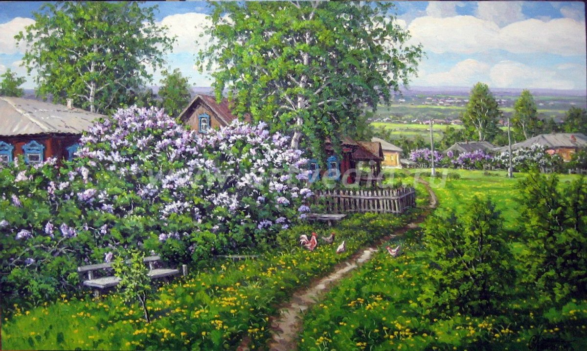 Летние пейзажи Сергея Хананина