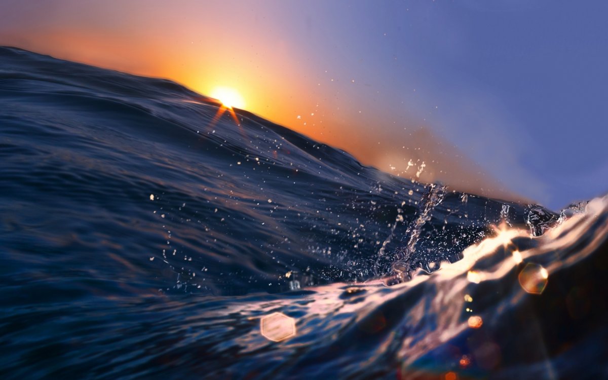 Морская вода и солнце
