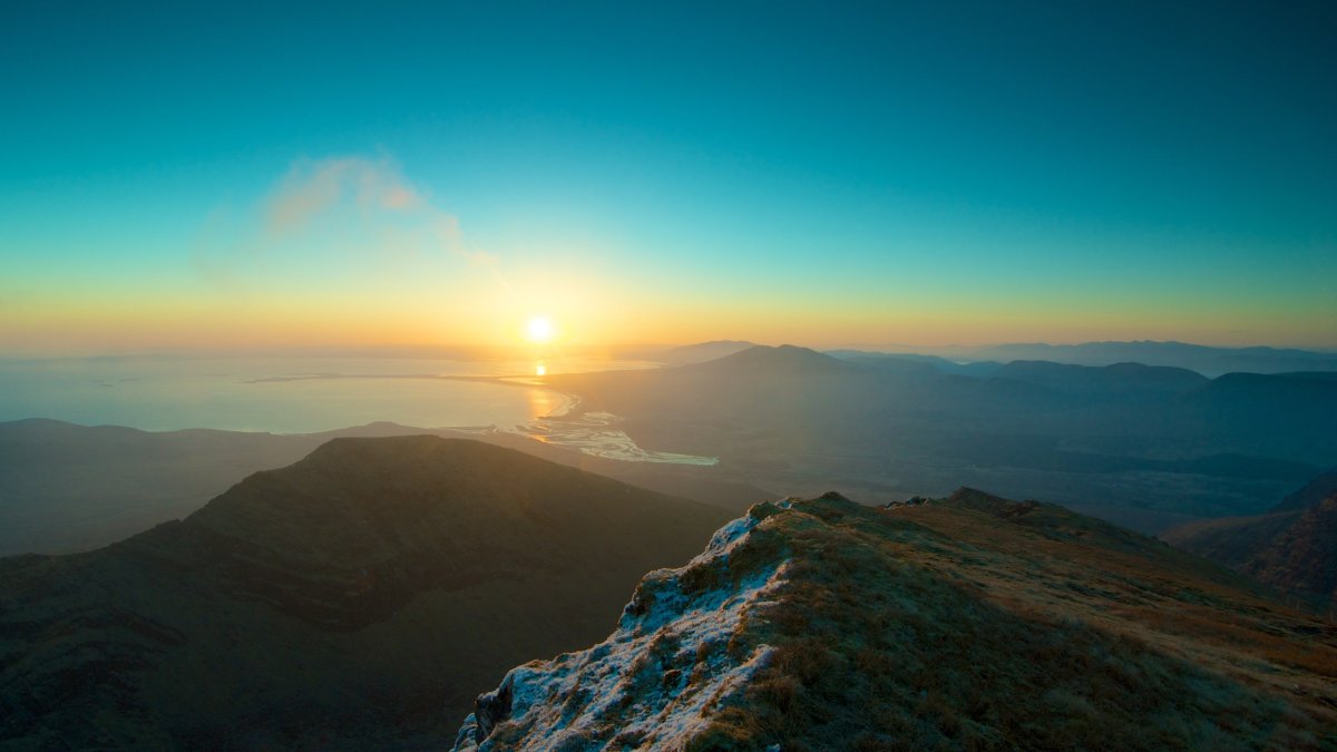 Закат в горах