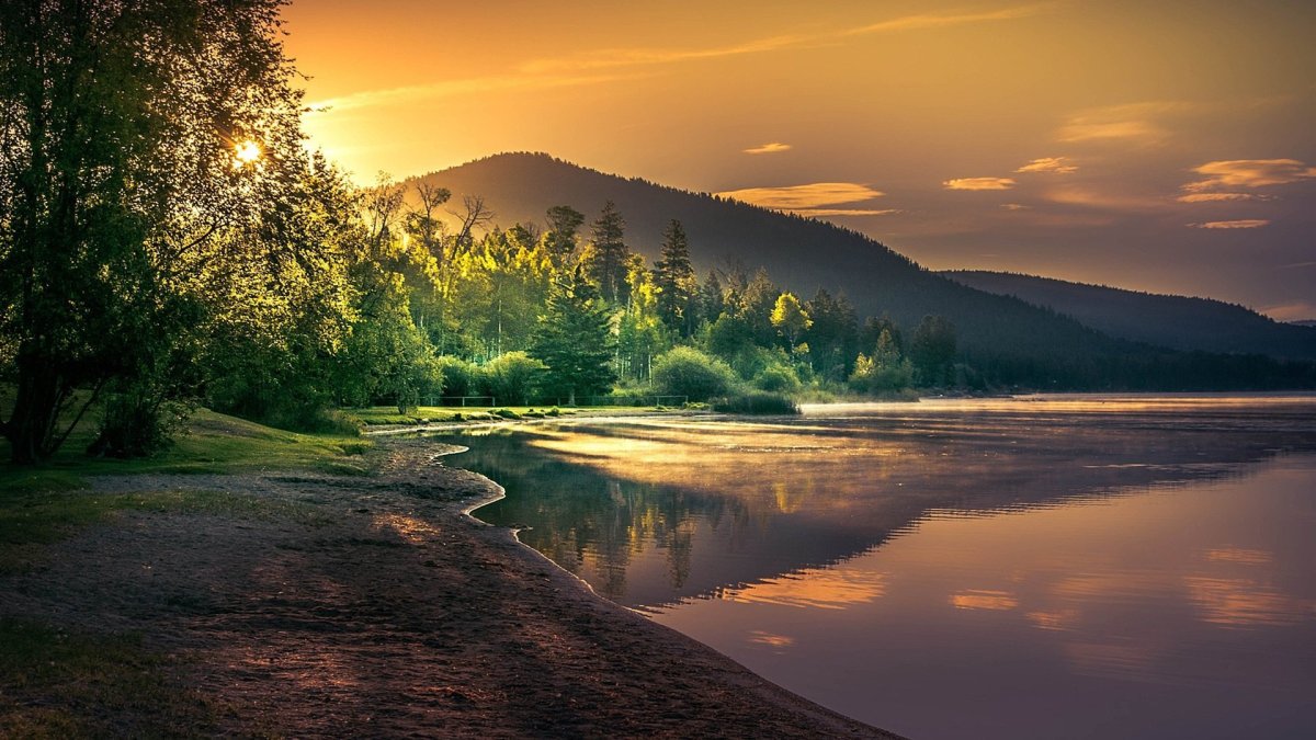 Красивый рассвет