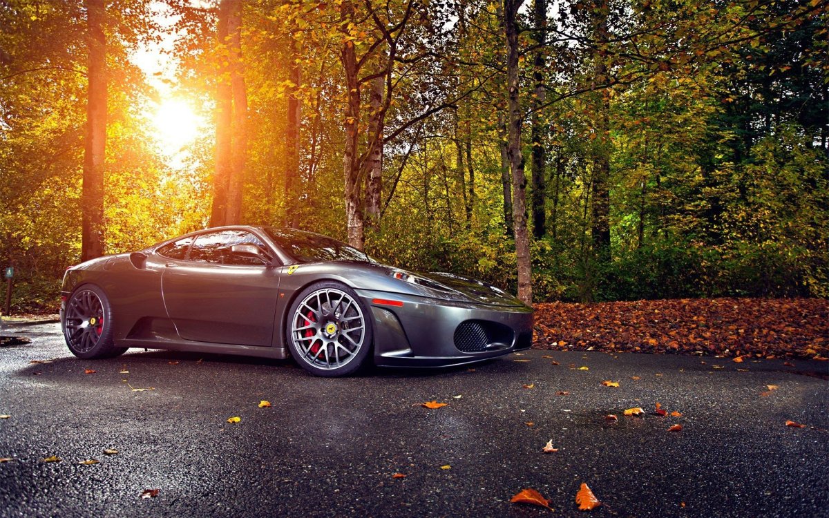 Ferrari 458 осень