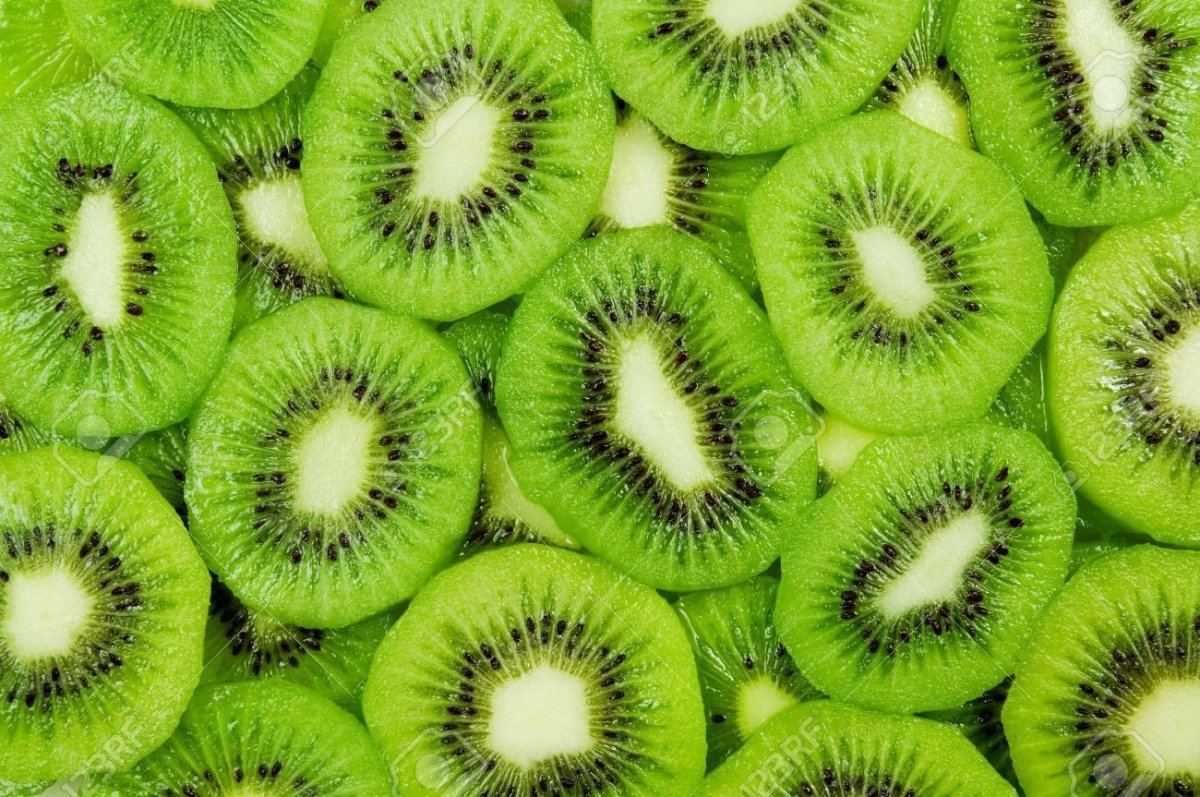 Киви кусочки
