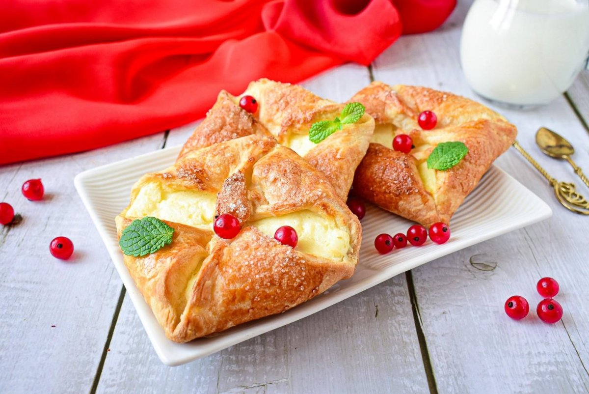Конвертики с творогом