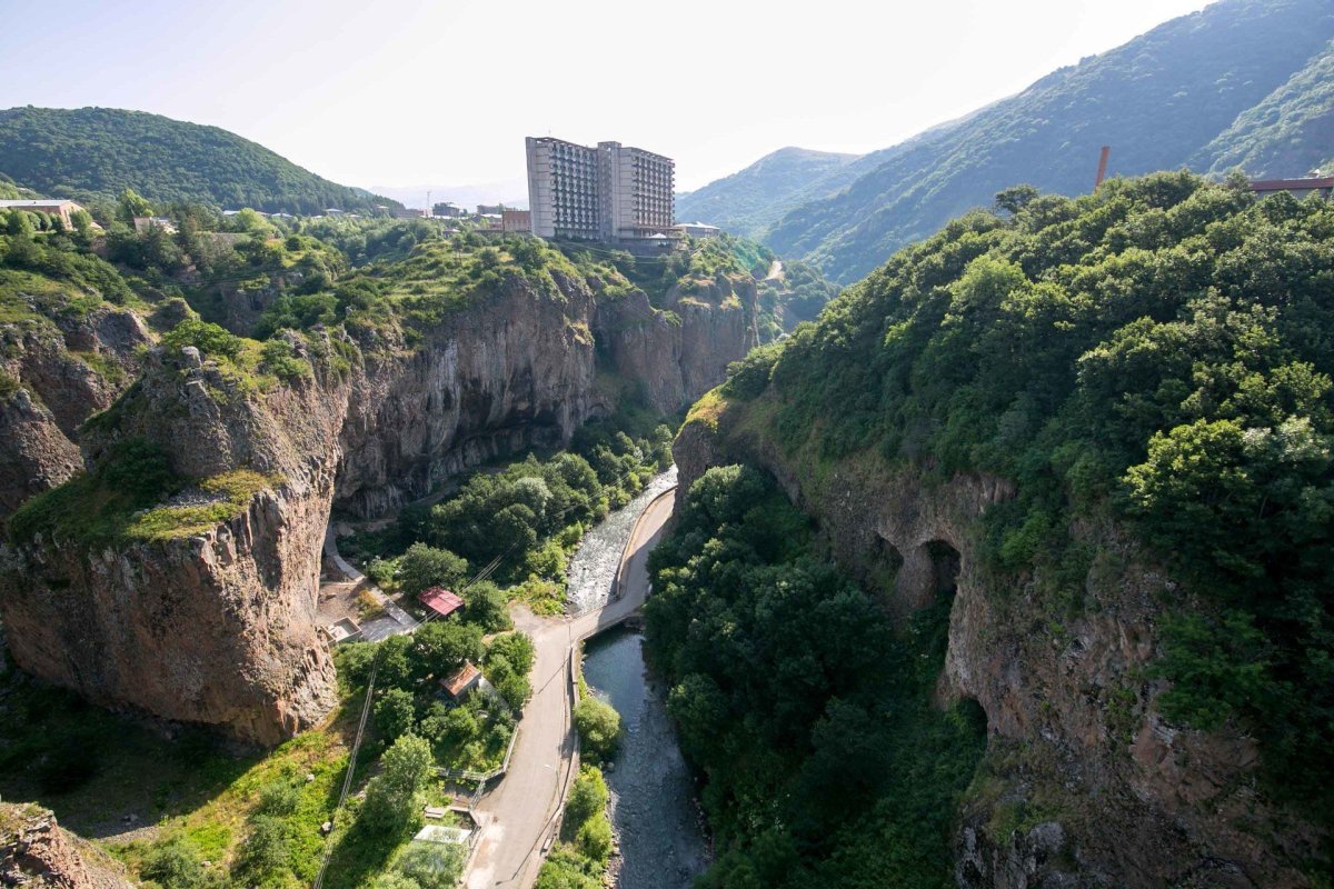 Водопад Джермук в Армении