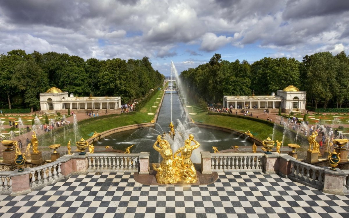 Царское село Санкт-Петербург фонтаны