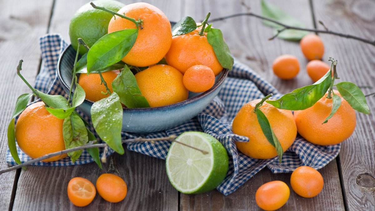 Лимон и лайм и кумкват