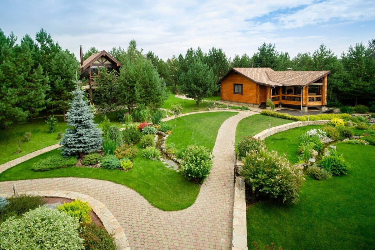 Ландшафт участка 30 соток