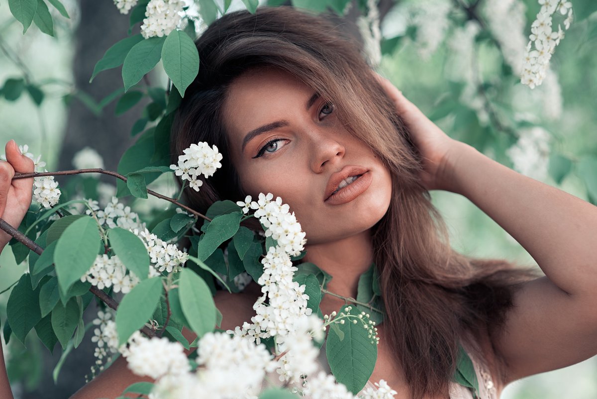 Фотосессия с черемухой