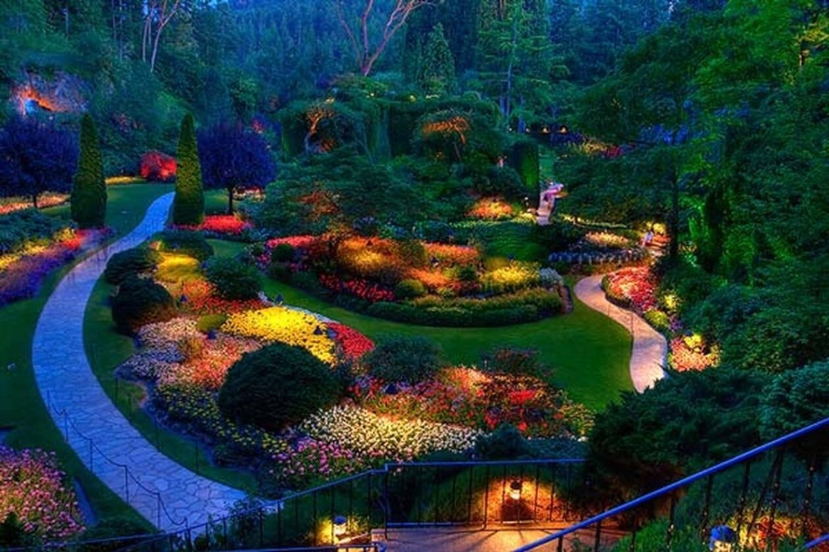 "Сады Бутчартов (the Butchart Gardens) Ванкувер, Канада