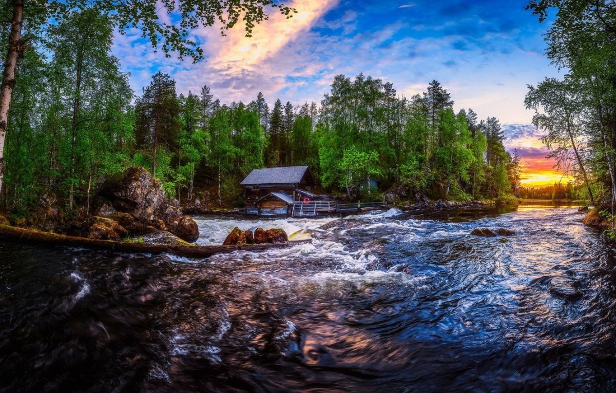 Карелия Таежные реки