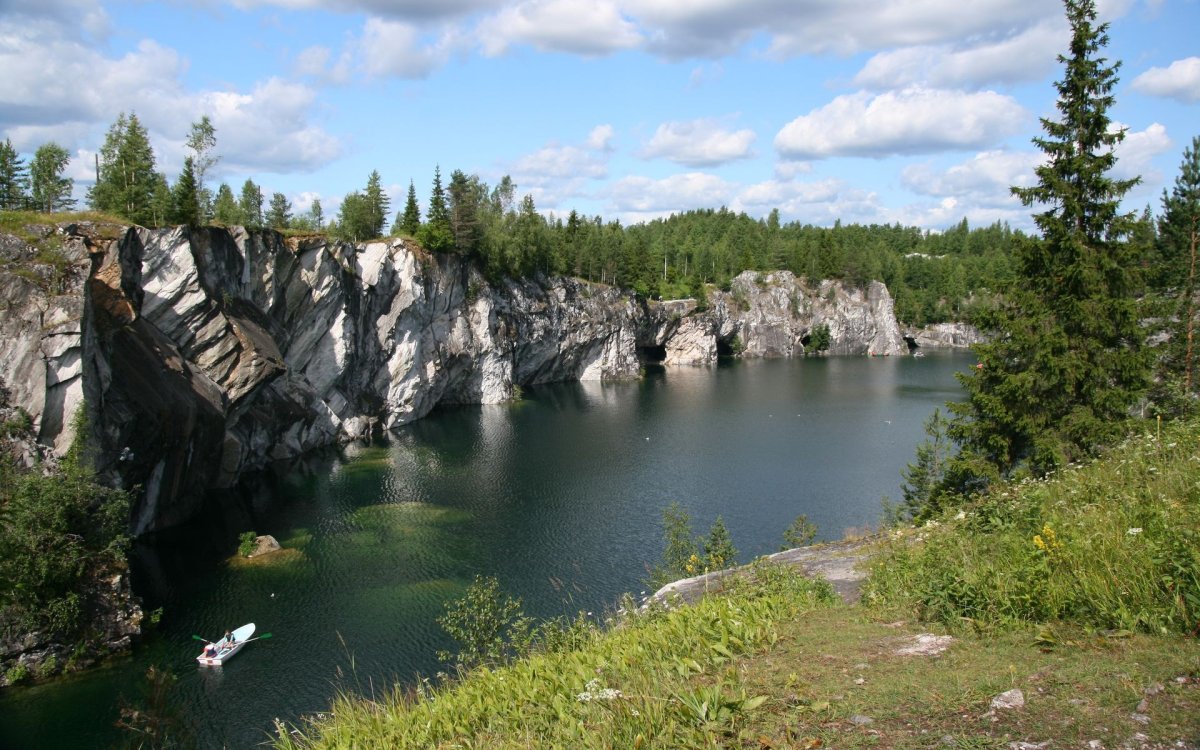 Пейзажи Карелии Рускеала