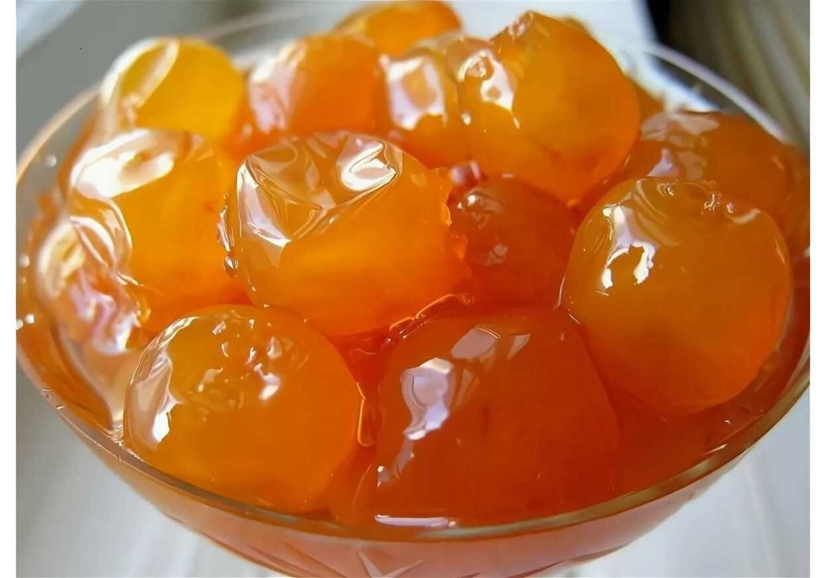 Варенье из белой черешни