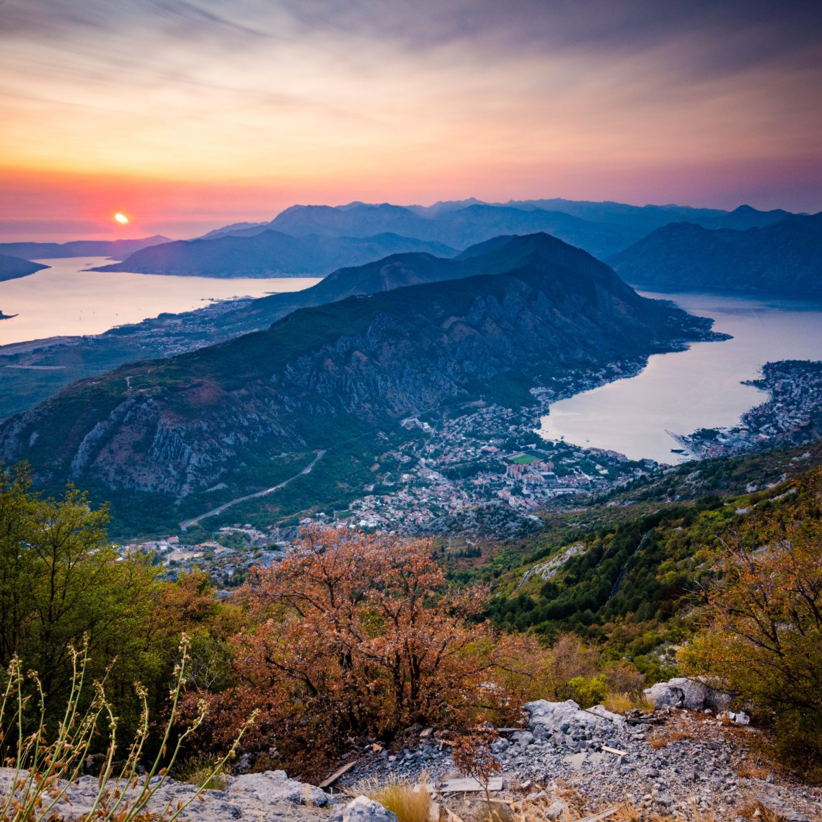 Горы море Montenegro