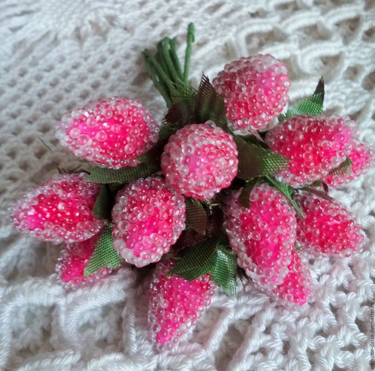 Сахарные ягодки для рукоделия