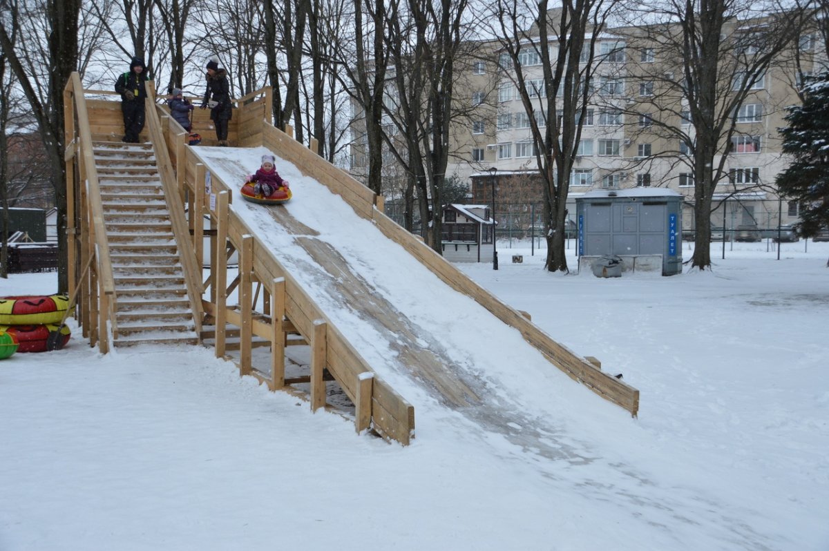 Парк Победы Тверь горка