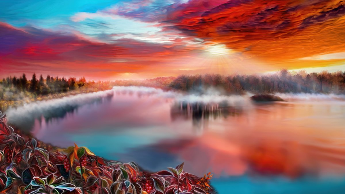 Картина природа