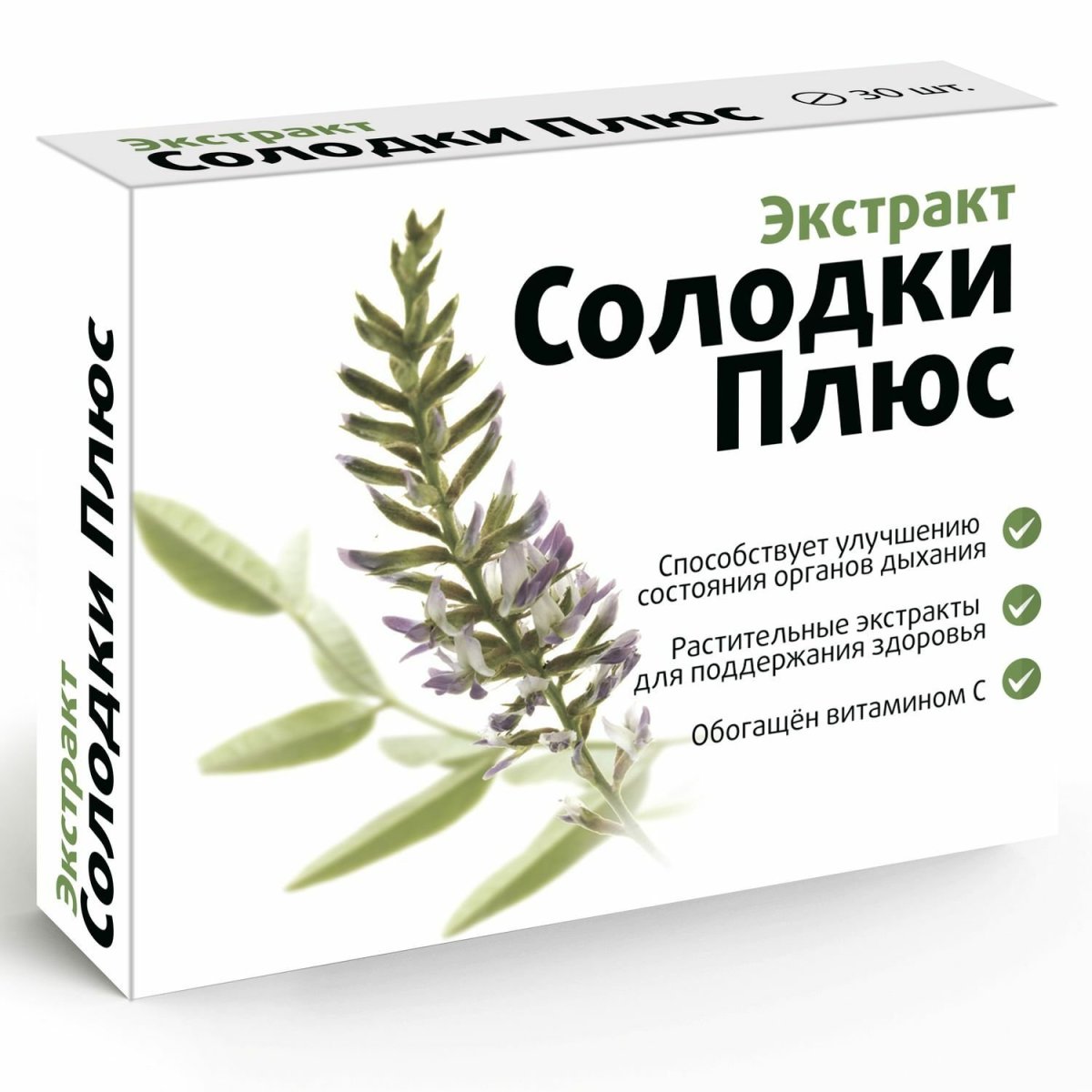 Экстракт солодки плюс 30