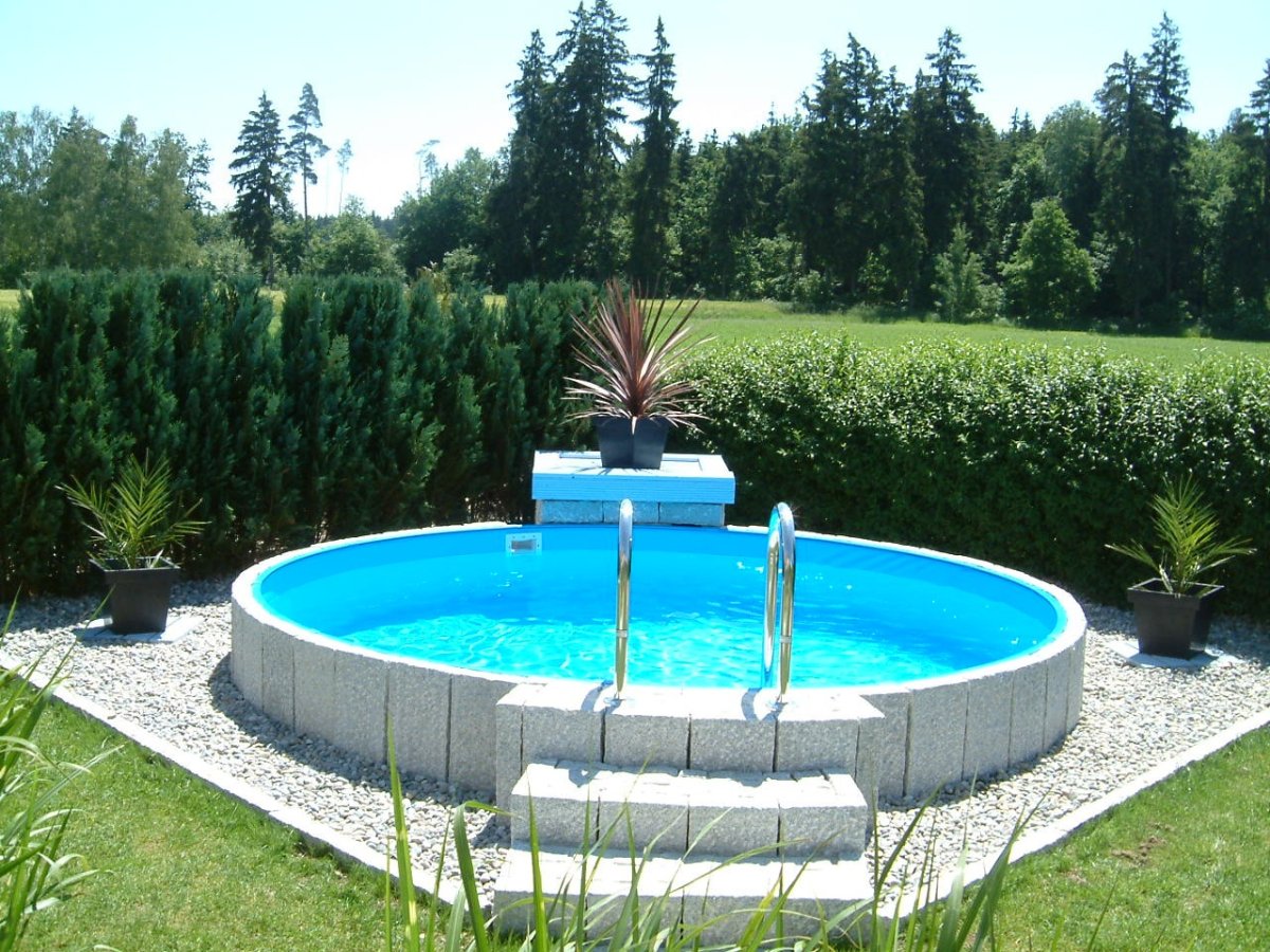 Бассейн Summer fun Exklusiv овальный