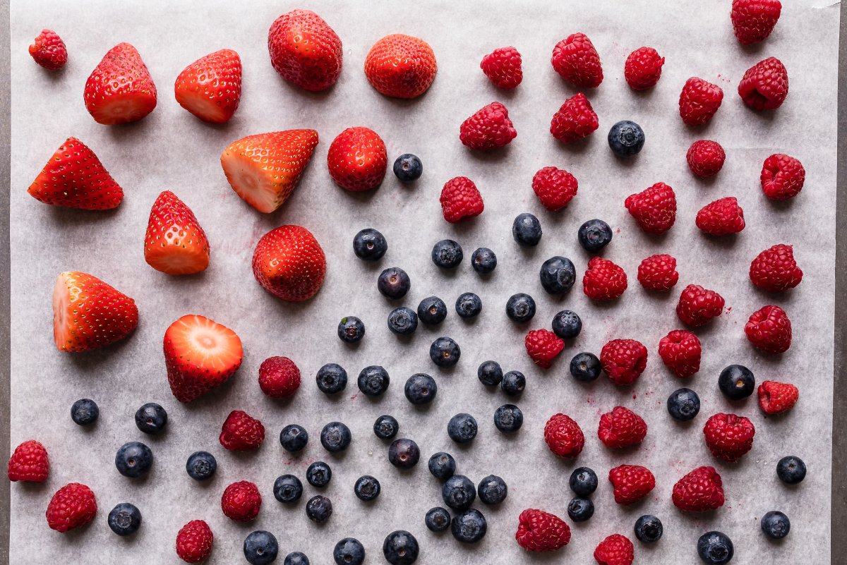 Strawberry and Blueberry