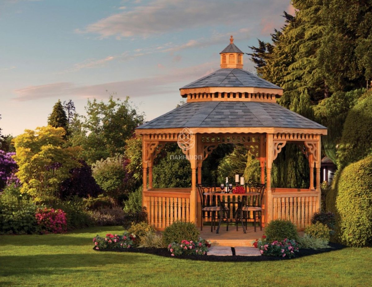 Wooden Gazebo беседки