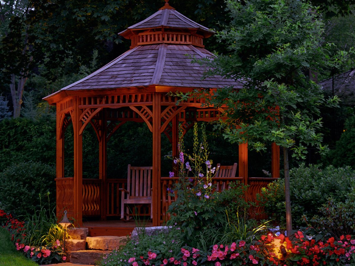 Беседка брусовая Gazebos