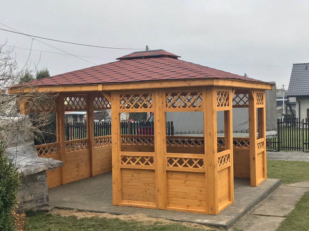 Беседки в Америки из дерева