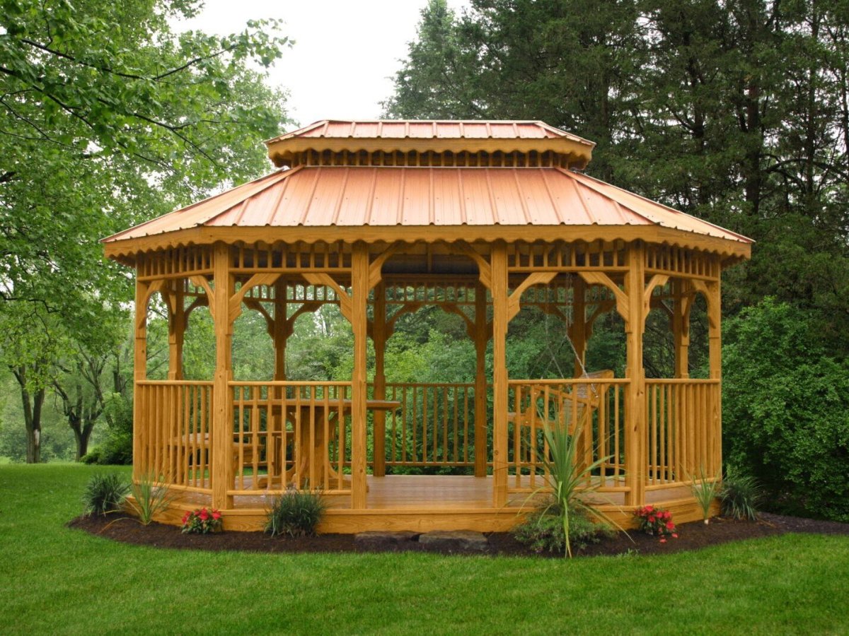 Wooden Gazebo беседки