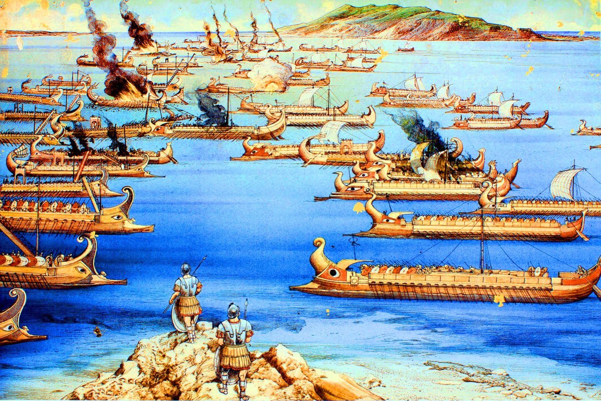 Морской бой Рим Карфаген Сицилия