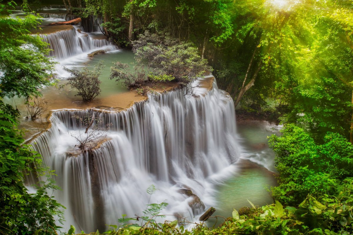 Фотообои водопад Erawan