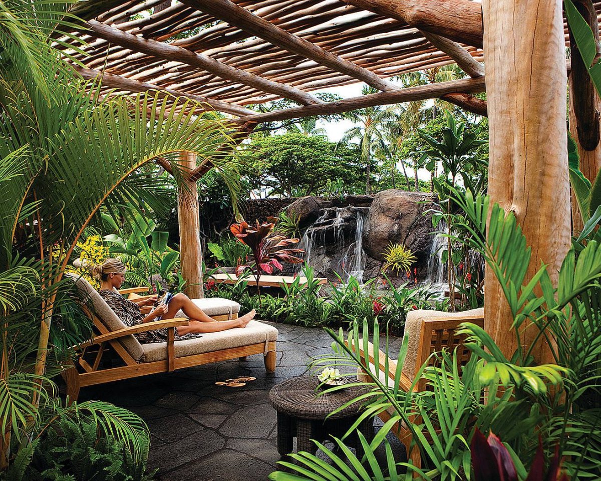 Тропический сад дома