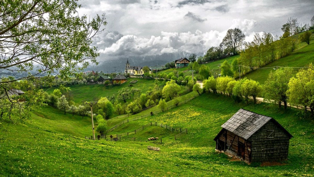 Румыния Трансильвания пейзажи