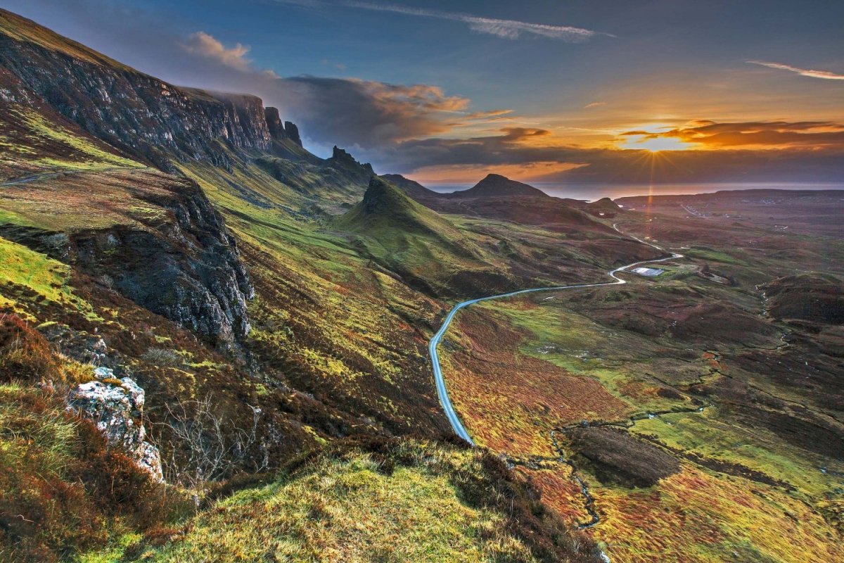 Quiraing Valley, Skye Island, Шотландия