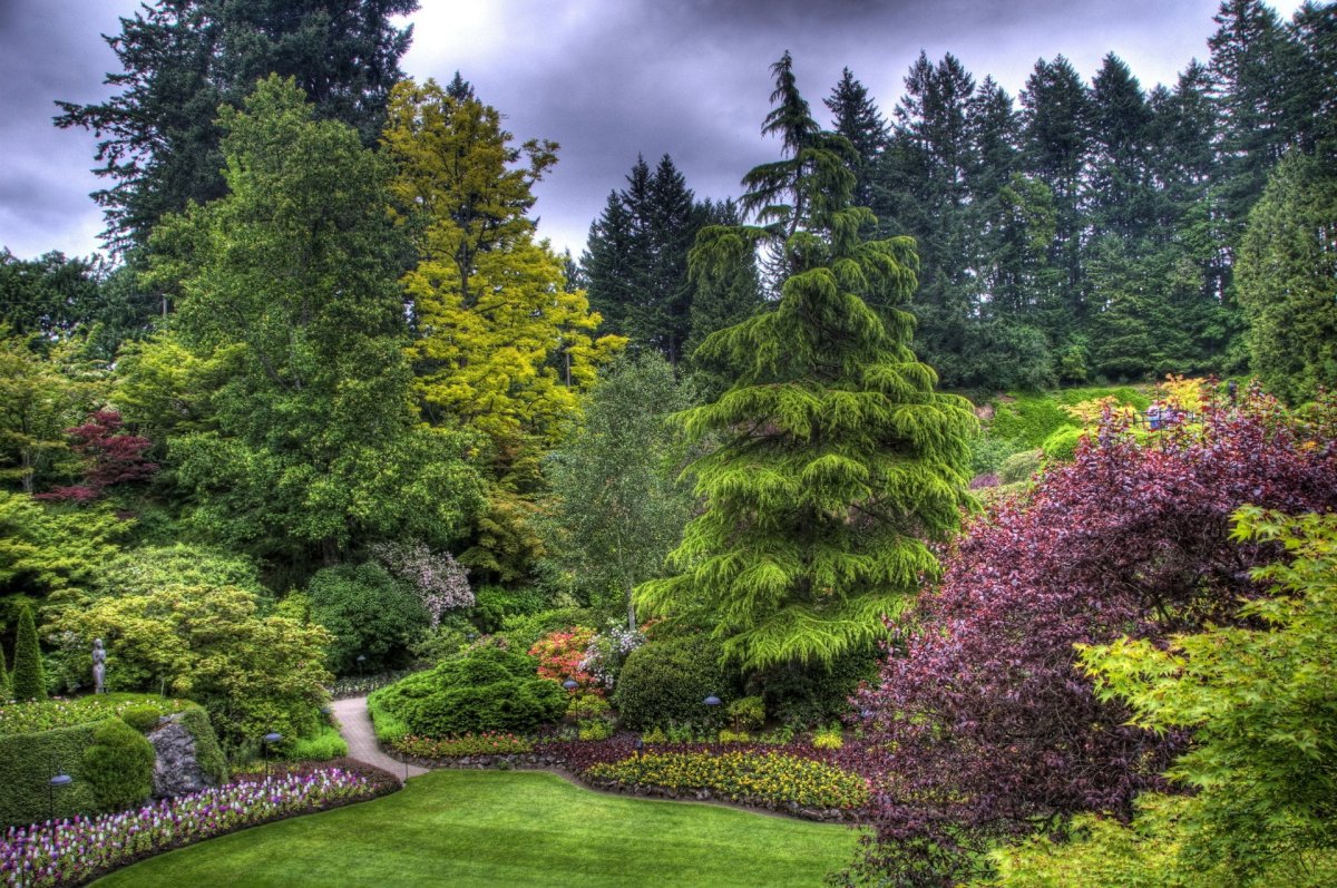 Butchart Gardens Канада