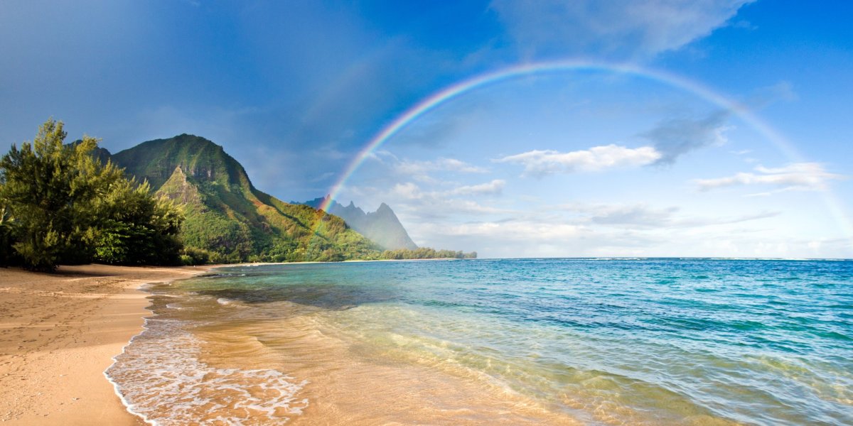 Tunnels Beach, Гавайи
