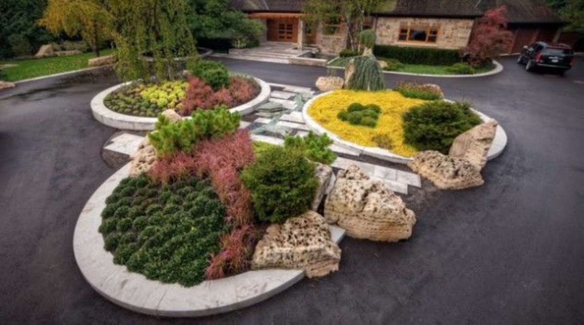 Скандинавский сад Front Yard