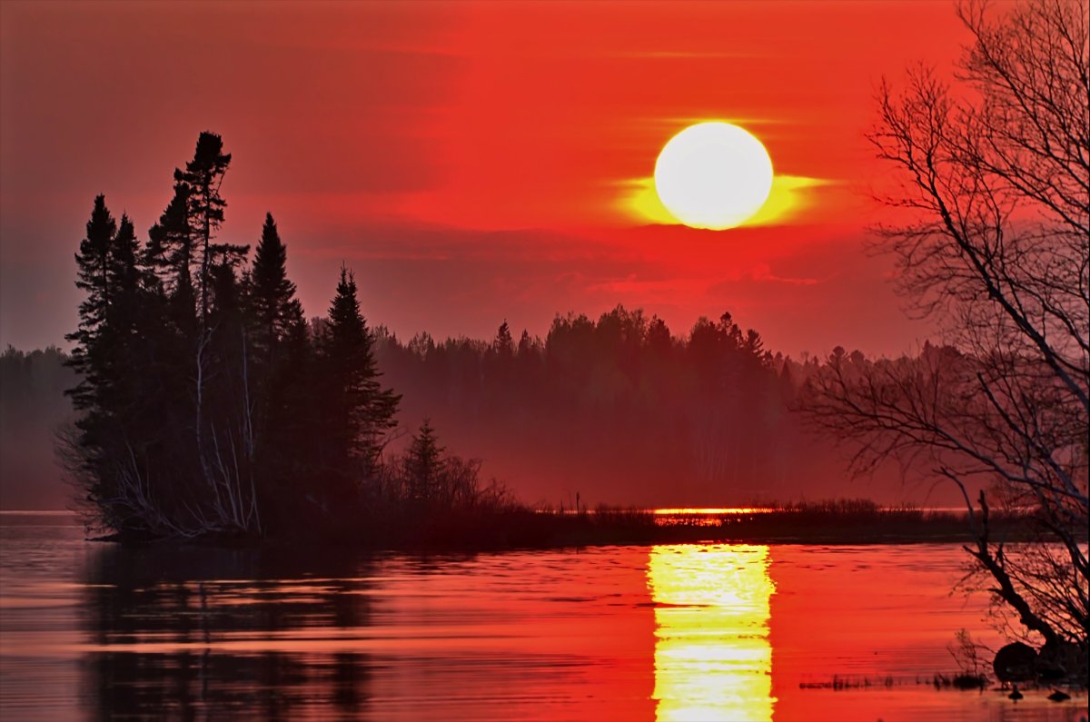 Природа закат