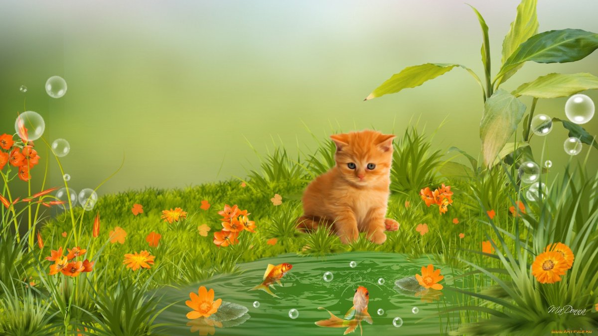 Детские фоны с животными