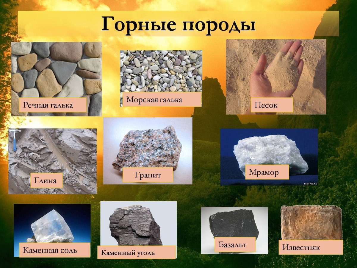 Образцы горных пород