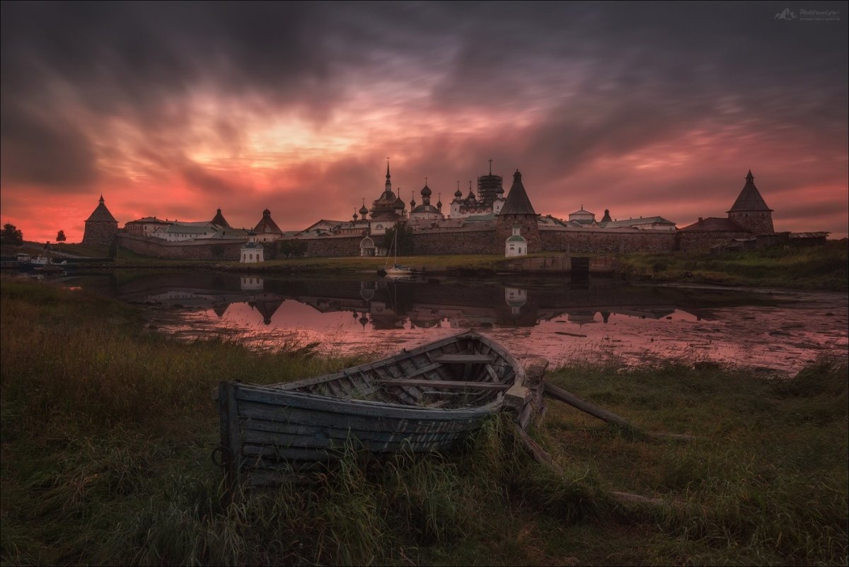 Соловецкий монастырь на белом море