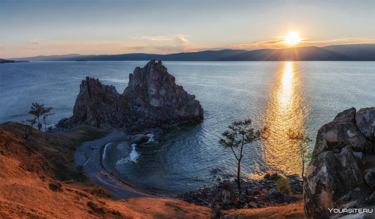 Шаманка Байкал Ольхон закат