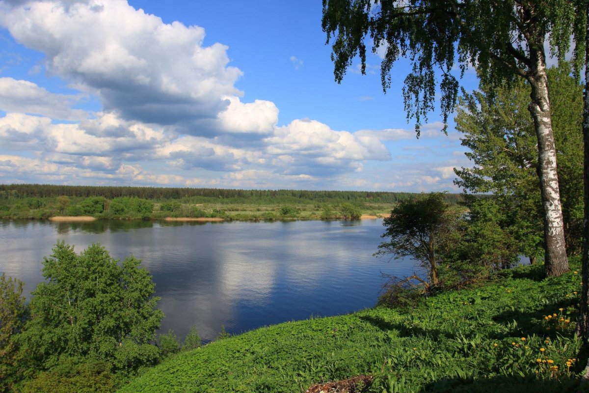 Река Волга Поволжье
