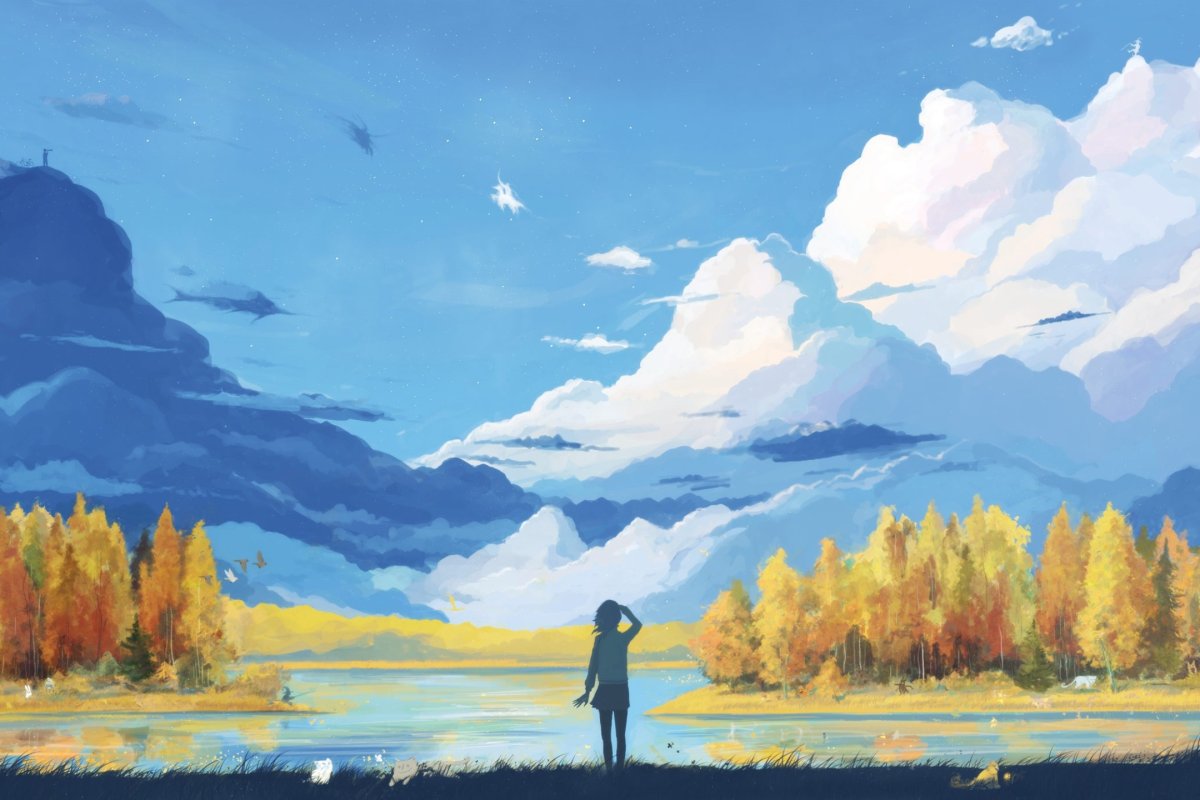 Пейзаж рисунок